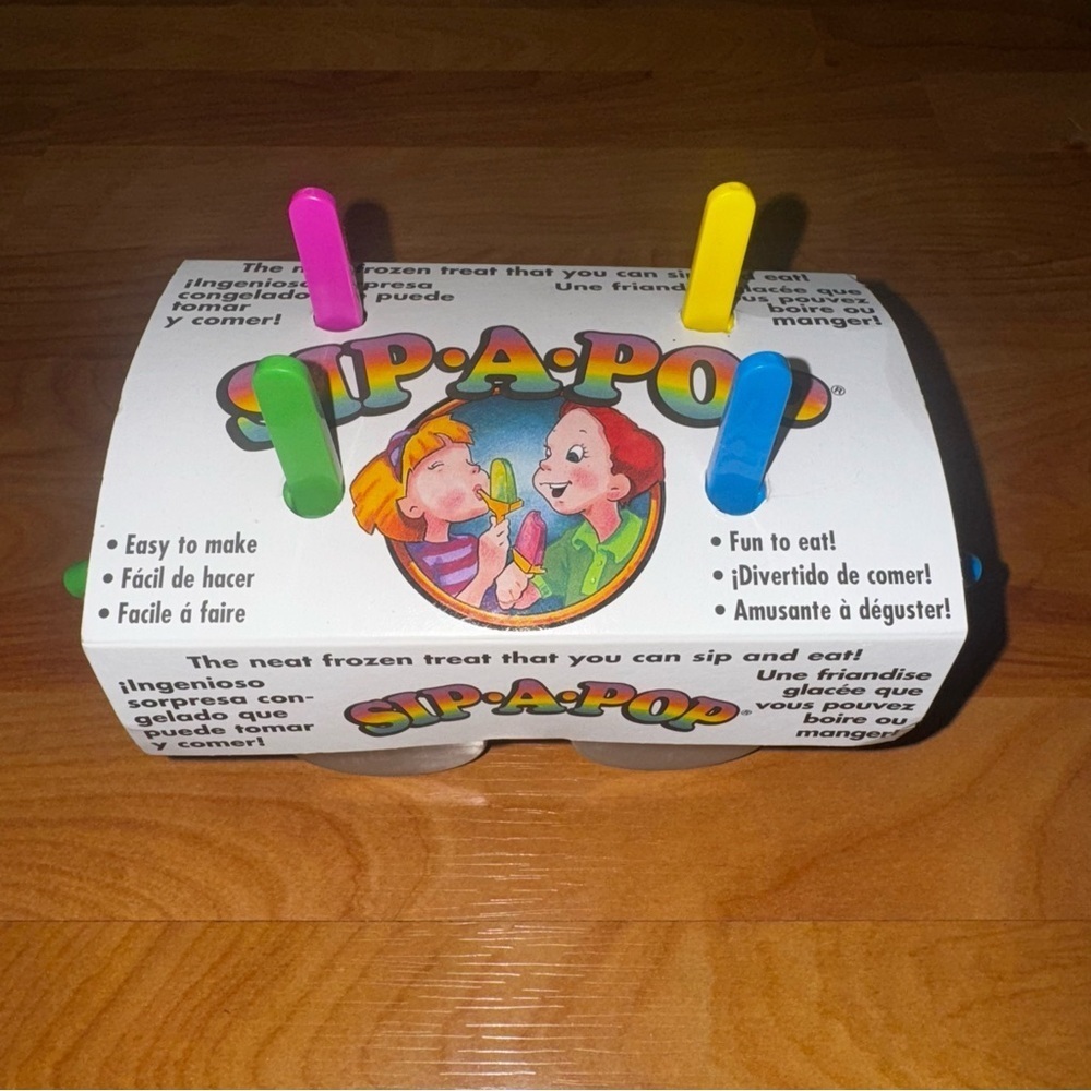 Vtg New SIP A POP FROZEN TREAT POPSICLE MAKER MOLD Made In USA RETRO,  #00166 - Picture 2 of 13
